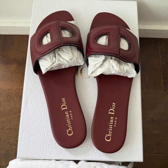 Dior D-Club patent leather mules - Picture 5 of 6